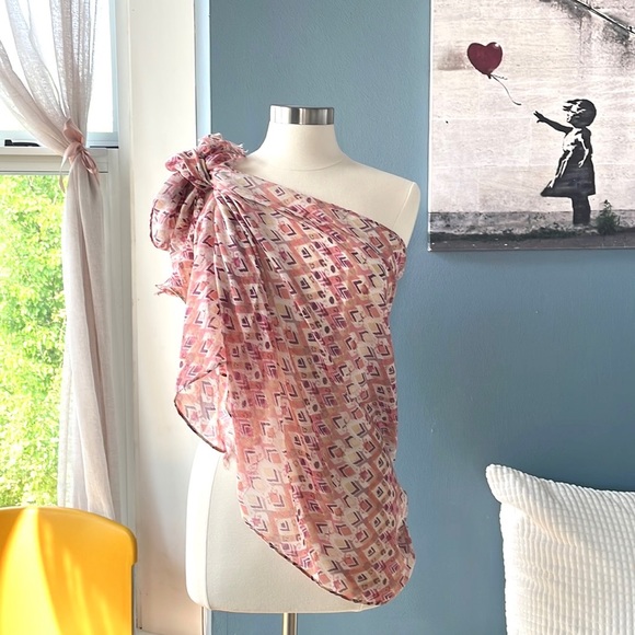 Multi-way print scarf - Picture 1 of 6